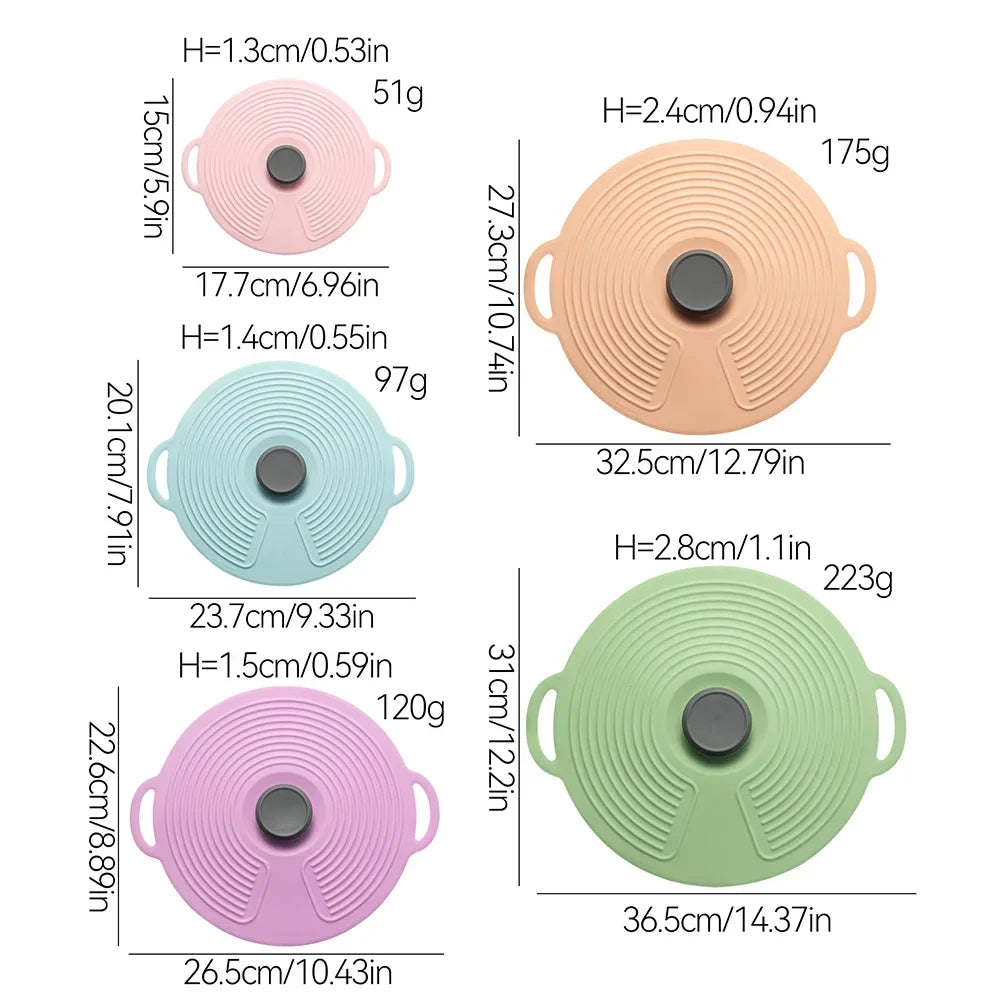 Silicone Anti Overflow Pot Cover