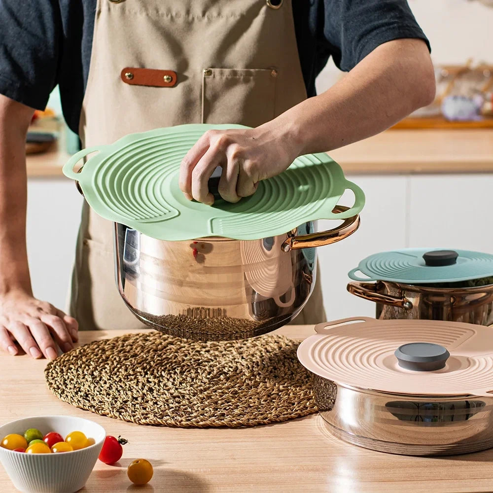Silicone Anti Overflow Pot Cover