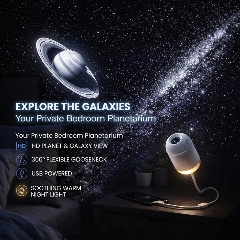 WACUAAO Galaxy Projector Night Light