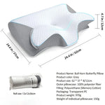 Ergonomic Contour Memory Foam Neck Pillow