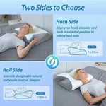 Ergonomic Contour Memory Foam Neck Pillow