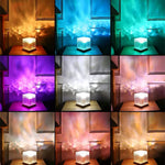 Lampara Nocturna Ondas de Agua